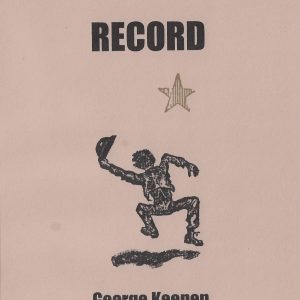 A depiction of an individual tossing a hat is placed beneath the word "RECORD" and a star, accompanied by the name "George Keenen" at the bottom.