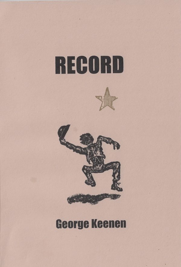 A depiction of an individual tossing a hat is placed beneath the word "RECORD" and a star, accompanied by the name "George Keenen" at the bottom.